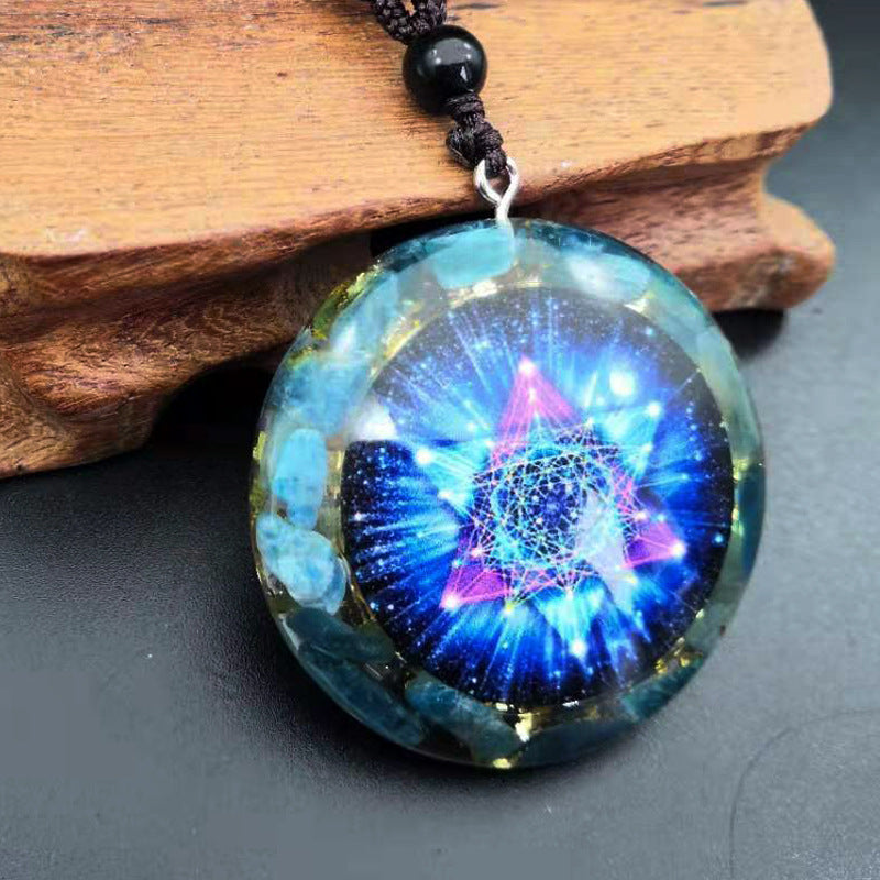 Chakra Aligning Energy Generator Resin Necklace (One Piece)