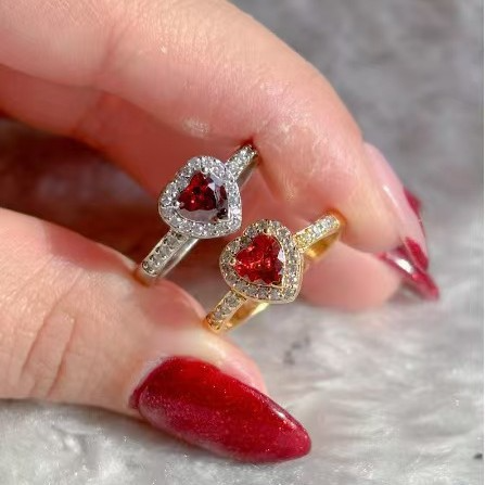 Elegant One-Stroke Couple Ring & Bracelet Set