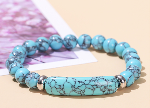 BondBracelet® Pink Quartz & Tiger Eye Stone Bracelet