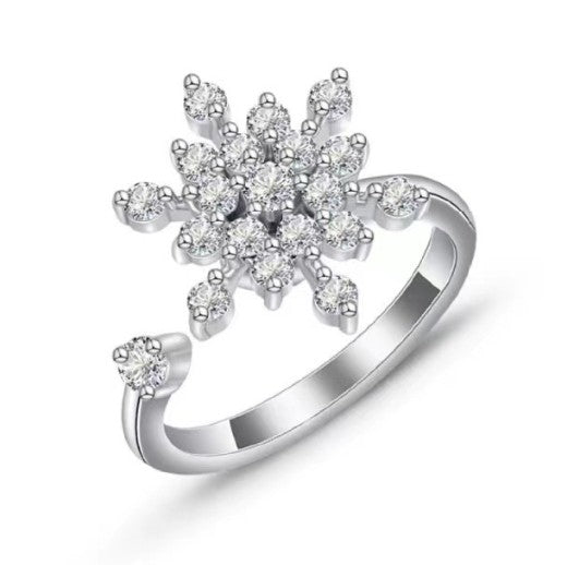 Rosebloom™ Anxiety Ring - Adjustable Stress Relief (One Piece)