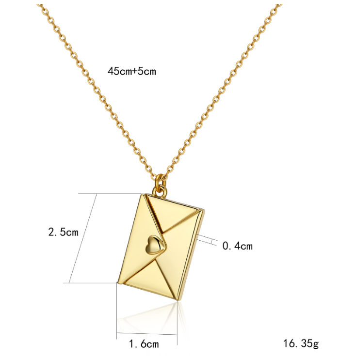 Envelope Necklace