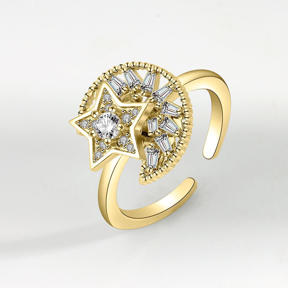 Adjustable Rotating Personality Versatile Ring