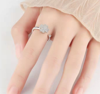 Adjustable Rotating Ring for Anxiety Relief