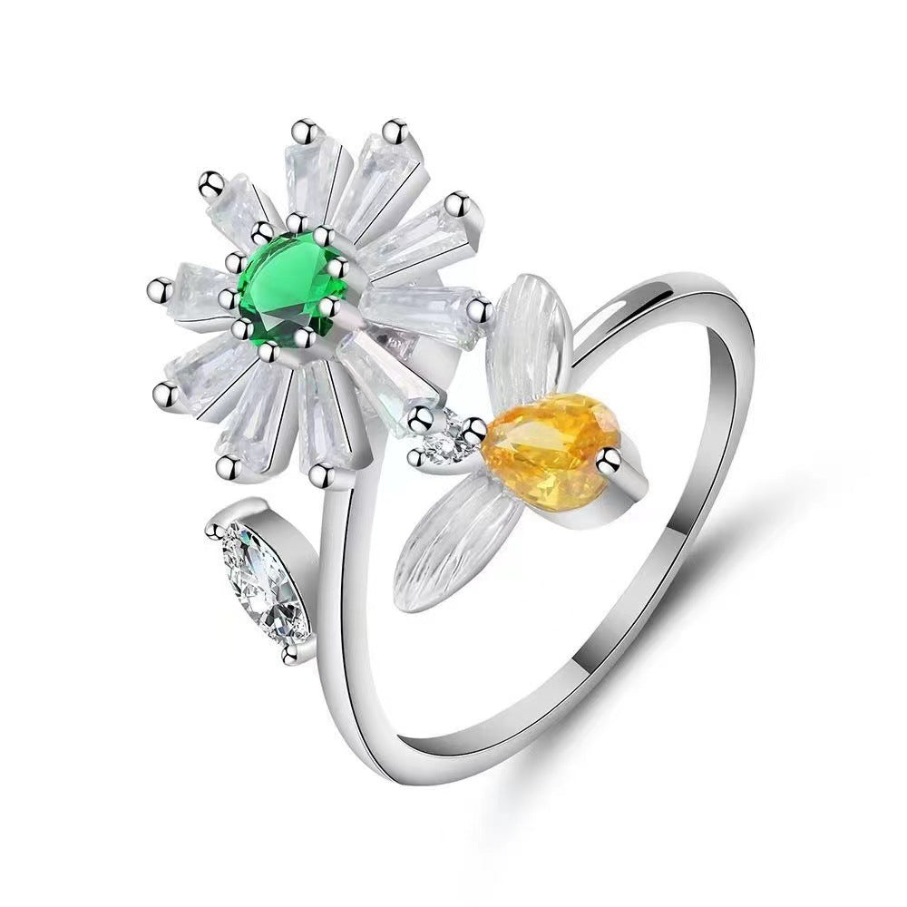 Rosebloom™ Anxiety Ring - Adjustable Stress Relief (One Piece)