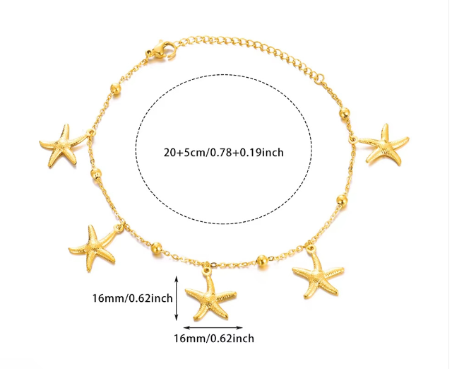 Ocean Charm Anklet