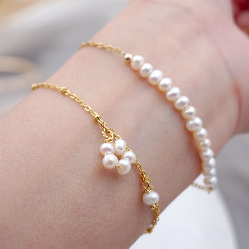 Freshwater Pearl Bracelet for Women's Fashion