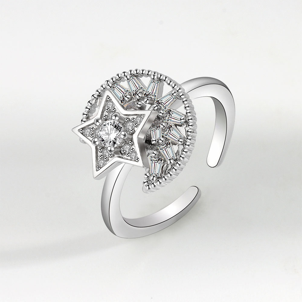 Adjustable Rotating Personality Versatile Ring