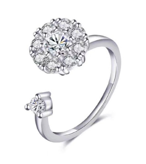 Rosebloom™ Anxiety Ring - Adjustable Stress Relief (One Piece)